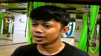 1st US Licensed AntiGravity Yoga at PowerSwing Jakarta ANTV Coverage