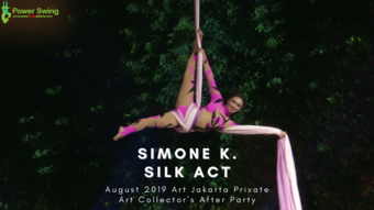 ArtJakarta 2019 - Simone Kusuma Aerial Silk Performance "Live Like Legends"