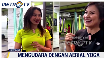 MetroTV Media Coverage: Metode Aerial Yoga Bikin Awet Muda, Apa Iya?