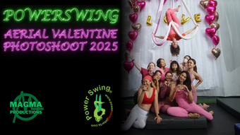 PowerSwing Aerial Valentine Photoshoot 2025